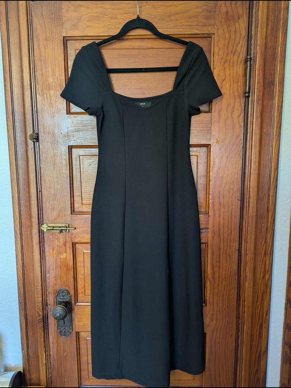 Able Black Midi Dress